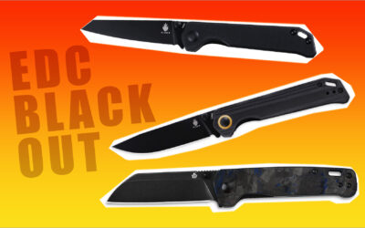 3 Black Knives For EDC